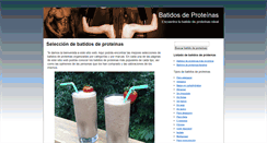 Desktop Screenshot of batidosdeproteinas.com